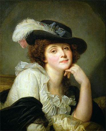 Portrait of Sophie Arnould, c.1786 | Jean-Baptiste Greuze | Giclée Leinwand Kunstdruck