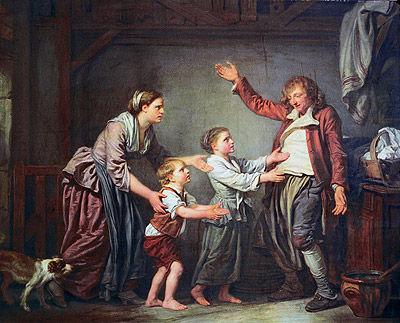 The Drunken Cobbler, c.1780/85 | Jean-Baptiste Greuze | Giclée Canvas Print