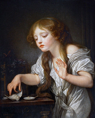 Der tote Vogel, c.1800 | Jean-Baptiste Greuze