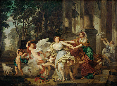 Die Unschuld von der Liebe hinweggetragen, c.1786 | Jean-Baptiste Greuze
