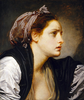Studienkopf einer Frau, n.d. | Jean-Baptiste Greuze