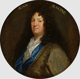 Portrait of Jean Racine | Jean-Baptiste Santerre | Painting Reproduction