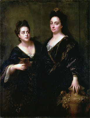 Zwei Schauspielerinnen, 1699 | Jean-Baptiste Santerre