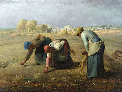 The Gleaners, 1857 | Millet | Giclée Canvas Print