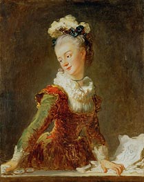 Marie-Madeleine Guimard, Dancer | Fragonard | Gemälde Reproduktion