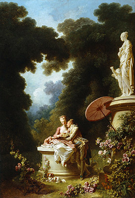 Liebesbriefe, c.1771/73 von Fragonard | Leinwand-Kunstdruck