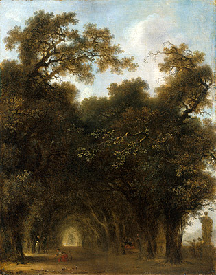 Eine schattige Allee, c.1773 | Fragonard