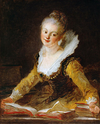 The Study, c.1769 | Fragonard | Giclée Leinwand Kunstdruck