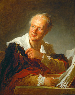 Denis Diderot, c.1769 | Fragonard | Giclée Leinwand Kunstdruck