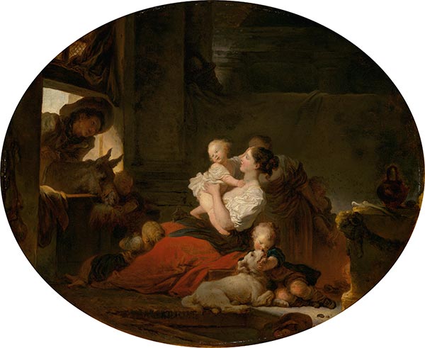Die glückliche Familie, c.1775 | Fragonard