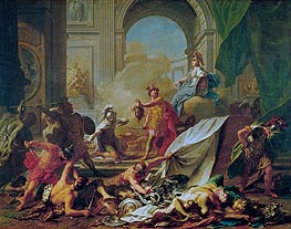 Perseus Petrifies Phineus and His Companions with the Head of Medusa | Jean-Marc Nattier | Painting Reproduction