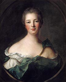 Jeanne-Antoinette Poisson, Marquise de Pompadour | Jean-Marc Nattier | Painting Reproduction