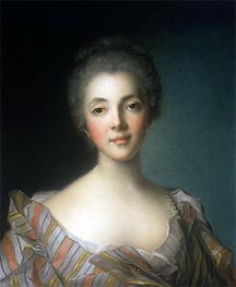 Portrait of Madame Dupin, n.d. by Jean-Marc Nattier | Canvas Print