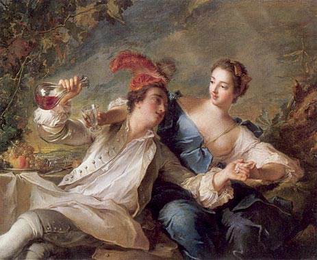 Das Bündnis von Liebe und Wein, 1744 | Jean-Marc Nattier