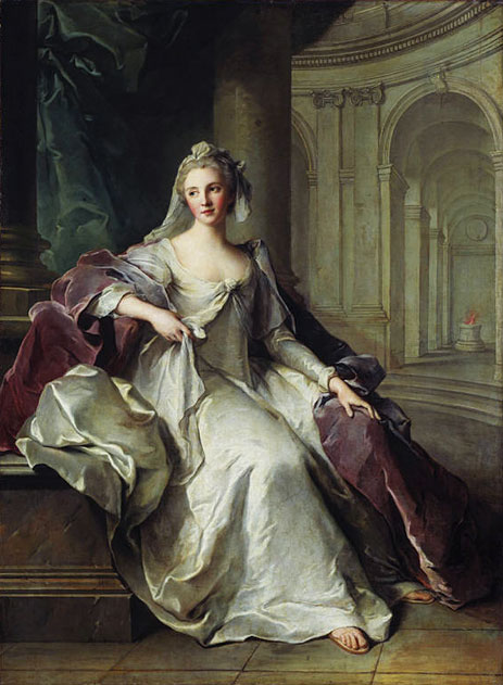 Portrait of Madame Henriette de France as a Vestal Virgin, c.1749 | Jean-Marc Nattier | Giclée Canvas Print