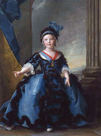 Louis-Joseph-Xavier of France, Duke of Burgundy, 1754 | Jean-Marc Nattier | Giclée Canvas Print