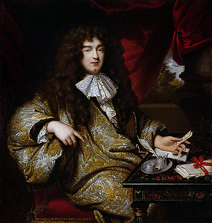 Jean-Baptiste Colbert Marquis de Seignelay, 1676 | Jean-Marc Nattier | Giclée Leinwand Kunstdruck