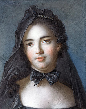 The Princess of Beauveau (Sophie Charlotte de la Tour D'Auvergne), n.d. | Jean-Marc Nattier