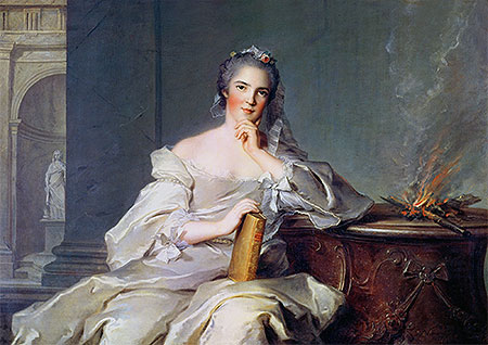 Anne-Henriette de France als das Element des Feuers, c.1750/51 | Jean-Marc Nattier