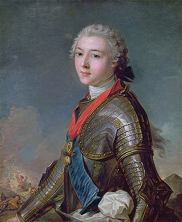 Louis Jean Marie de Bourbon Duke of Penthievre, 1743 | Jean-Marc Nattier | Giclée Canvas Print