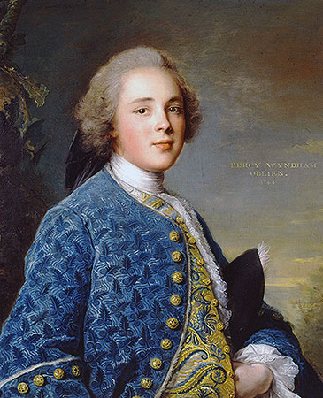 Portrait of Percy Wyndham O'Brien, 1744 | Jean-Marc Nattier | Giclée Canvas Print