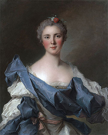Portrait of the Comtesse d'Andlau, 1743 | Jean-Marc Nattier | Giclée Canvas Print
