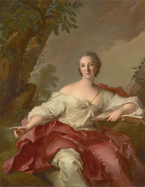 Jean-Marc Nattier | Portrait of Madame Geoffrin, 1738 | Giclée Canvas Print