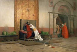 The Excommunication of Robert the Pious, 1875 | Jean-Paul Laurens