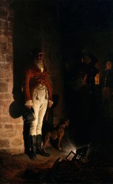 Hinrichtung des Herzogs von Enghien, 1874 von Jean-Paul Laurens | Giclée Leinwand-Kunstdruck