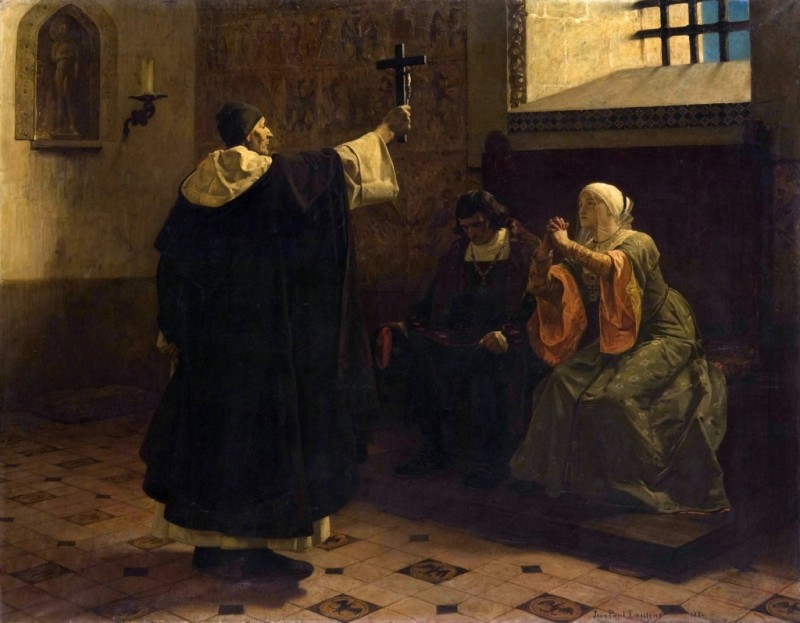 Torquemada, Großinquisitor, 1886 | Jean-Paul Laurens | Giclée Leinwand-Kunstdruck