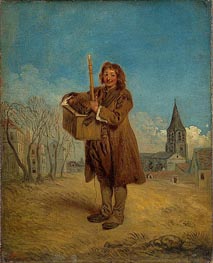 Savoyard with a Marmot | Watteau | Painting Reproduction