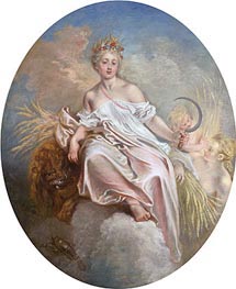 Ceres (Summer), c.1715/16 by Watteau | Canvas Print