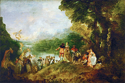 Pilgerfahrt nach Kythera, 1717 | Watteau