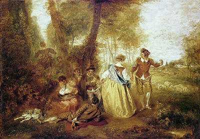 Pastorale Vergnügungen, c.1716 | Watteau