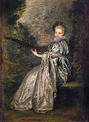La Finette, c.1717 | Watteau