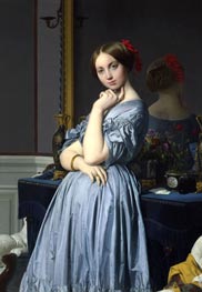 Comtesse D'Haussonville, 1845 von Ingres | Leinwand Kunstdruck