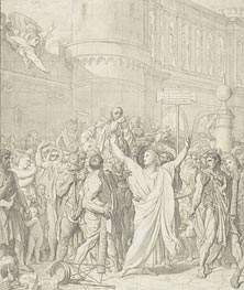 The Martyrdom of St. Symphorien, 1858 von Ingres | Papier-Kunstdruck