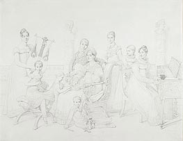 Ingres | Portrait of the Family of Lucien Bonaparte | Giclée Paper Print