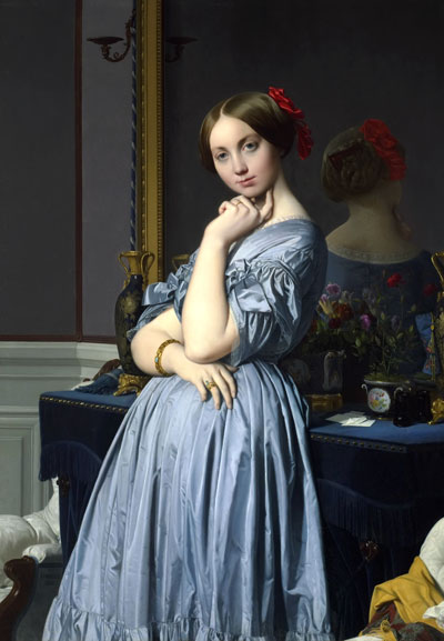 Comtesse D'Haussonville, 1845 | Ingres | Giclée Canvas Print