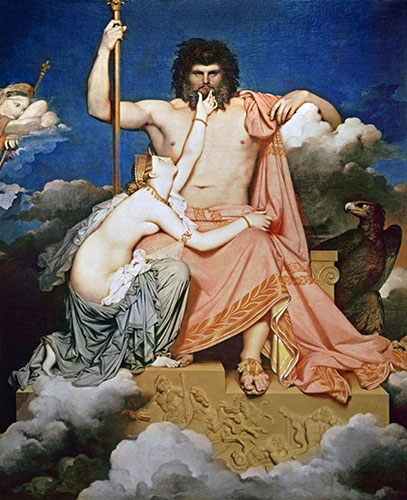 Jupiter und Thetis, 1811 | Ingres