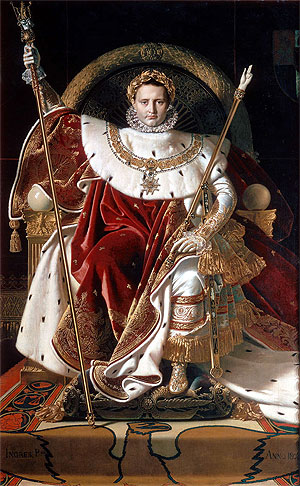 Napoleon I. auf dem kaiserlichen Thron, 1806 | Ingres