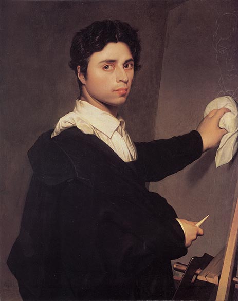 Ingres als junger Mann, c.1850/60 | Ingres