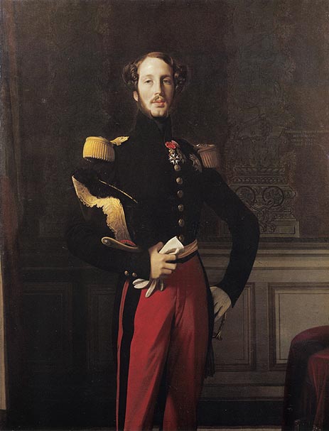Ferdinand-Philippe-Louis-Charles, Duke of Orleans, 1842 | Ingres | Giclée Canvas Print