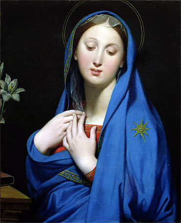Ingres | Virgin of the Adoption, 1858 | Giclée Canvas Print