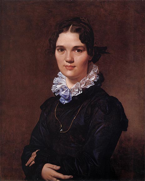 Mademoiselle Jeanne Gonin, 1821 | Ingres | Giclée Leinwand Kunstdruck