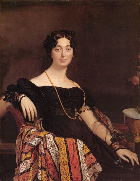 Madame Jacques-Louis Leblanc, 1823 | Ingres | Giclée Canvas Print