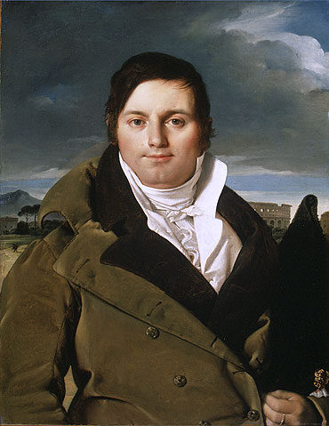 Joseph-Antoine Moltedo, c.1810 | Ingres | Giclée Leinwand Kunstdruck
