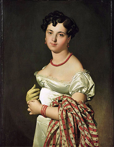 Madame Henri-Philippe-Joseph Panckouke, 1811 | Ingres | Giclée Canvas Print