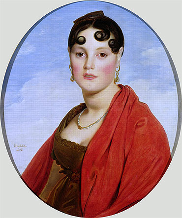 Ingres | Portrait of Madame Aymon (La Belle Zelie), 1806 | Giclée Canvas Print