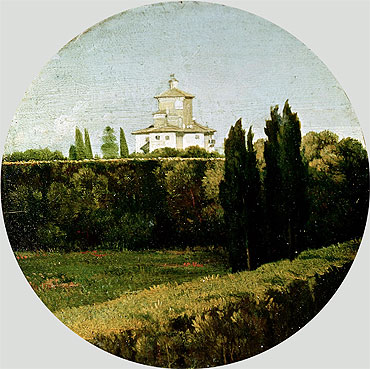 View of the Villa Medici, Rome, n.d. | Ingres | Giclée Canvas Print